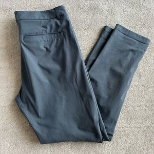 Mens Lululemon Athletica ABC Pants Slim Fit Grey Blue Size 34